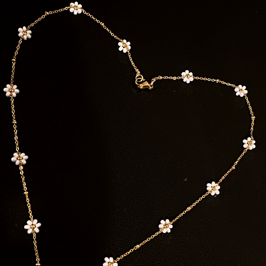 Collar Golden Blossom Chain 💛