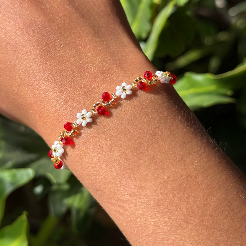 Pulsera Encanto Carmesí🌹