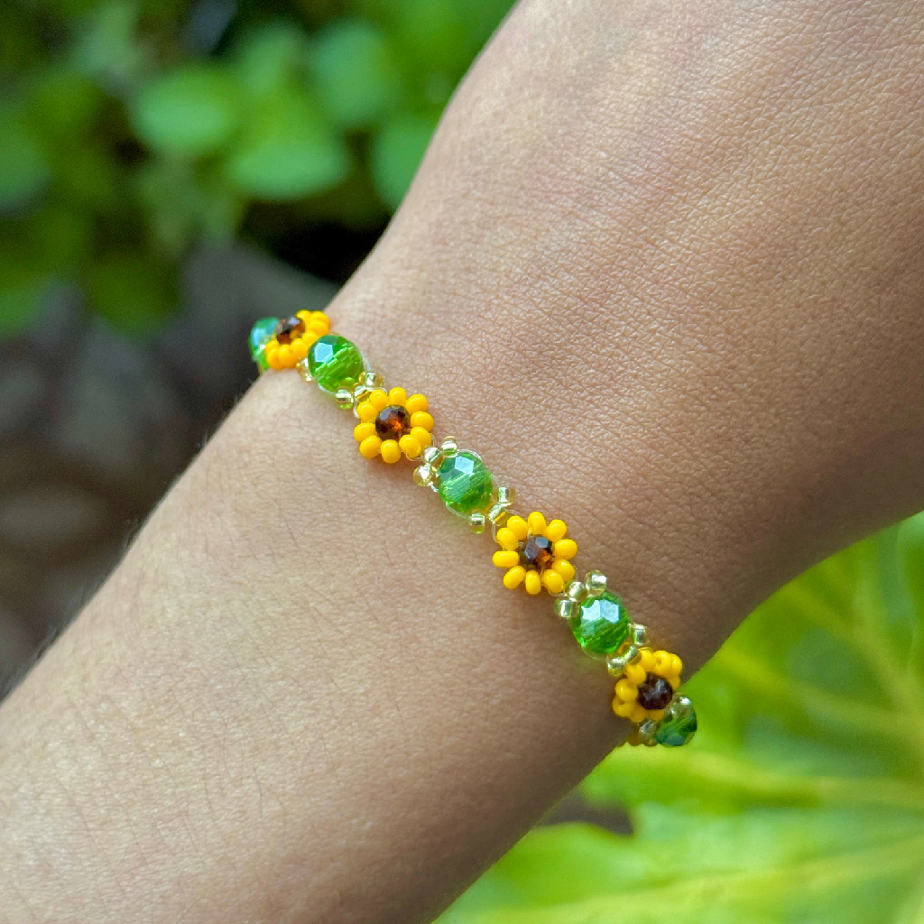 Pulsera Jardín Esmeralda💚🌻